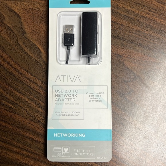 NIB Ativa USB 2.0 to Network Adapter - Picture 3 of 3